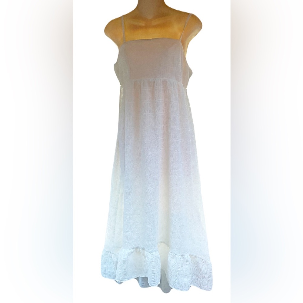 DIVIDED by H&M - Long White Maxi Dress 👗